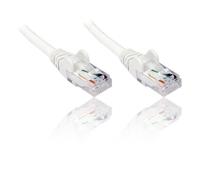 PremiumCord Patch Cable Cat 5e UTP, 1Gbit/s, Cable Ethernet, LAN, Conectores RJ45, Flexible y Robusto, AWG 26/7, Conductores 100% CU, Blanco, 1 m