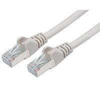 PremiumCord Patch Cable Cat 6 FTP, 1Gbit/s, Cable Ethernet, LAN, Conectores RJ45, Flexible y Robusto, AWG 26/7, Conductores 100% CU, Gris, 7 m