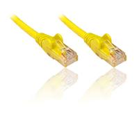 PremiumCord Patch Cable Cat 6 UTP, 1Gbit/s, Cable Ethernet, LAN, Conectores RJ45, Flexible y Robusto, AWG 26/7, Conductores 100% CU, Amarillo, 0,2 m