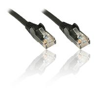 PremiumCord Patch Cable Cat 6 UTP, 1Gbit/s, Cable Ethernet, LAN, Conectores RJ45, Flexible y Robusto, AWG 26/7, Conductores 100% CU, Negro, 3 m