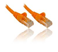 PremiumCord Patch Cable Cat 6 UTP, 1Gbit/s, Cable Ethernet, LAN, Conectores RJ45, Flexible y Robusto, AWG 26/7, Conductores 100% CU, Naranja, 1 m