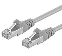 PremiumCord Patch Cable Cat 6a S/FTP, 10Gbit/s, Cable Ethernet, LAN, Conectores RJ45, Flexible y Robusto, AWG 26/7, Conductores 100% CU, Gris, 1,5 m
