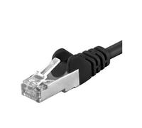 PremiumCord Patch cable CAT 6a S-FTP BLK, 10m