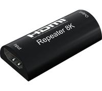PremiumCord Repetidor HDMI 8K hasta 25 m, HDMI 2.1, resolución 8K 4320p @ 60Hz, 4K 2160p @ 120Hz, Full HD 1080p, 3D, HDCP 2.2, Color Negro