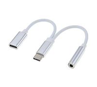 PremiumCord Tipo C hembra de carga USB 3.1 tipo C macho a conector de audio AUX para Huawei P20/P20 Pro/P30/P30 Pro, Xiaomi 6/8, Mix 2/3, OnePlus6t ku31zvuk02