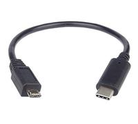 PremiumCord Wentronic - Adaptador USB 3.1 (conector C a conector USB 2.0 Micro-B, 0,2 m)
