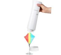 PREMIUS - Máquina de hielo afeitado inalámbrica, ligera, recargable, libro de recetas adicional, soporte para descansar, hielo afeitado del Caribe. Cable USB incluido, hasta 40 conos de nieve por