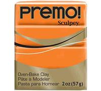 Premo Sculpey- Crafting Clay Arcilla de artesanía Profesional Ligera, Color, Naranja (Polyform ISCPE025033)