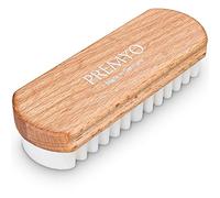 PREMYO Cepillo para Gamuza Brinda un Cuidado Suave al Nobuck, Velour, Ante o Cuero de Grano Completo. Cepillo para Zapatos de Ante. Cepillo Crepe Suave para una Limpieza protegiendo Todos los cueros