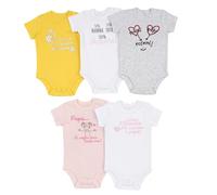 Prénatal Bebé-Niñas Set de 5 Body de Manga Corta