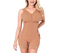 Prenda modeladora de Cuerpo Completo, Entrenador Cintura, Faja postliposucción, corsé Levantador glúteos, Ropa Moldeadora Adelgazante, Moldeador con Control Barriga(Orange,L)