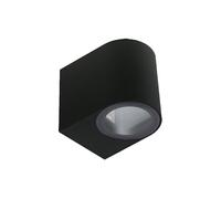 PRENDELUZ aplique exterior ip54 negro 1xgu10 max. 6w, ideal para iluminar jardines y patios en condiciones climáticas adversas.