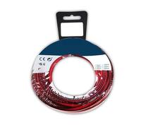 PRENDELUZ Cable paralelo audio 2x0,75mm rojo/negro, 5m, ideal para conexiones de audio y proyectos electrónicos.