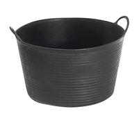 PRENDELUZ Capazo plástico - capazo Negro de 30 litros, Resistente, Ideal para Almacenamiento y Transporte, Fabricado en plástico Durable.