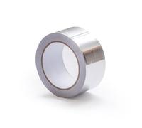 PRENDELUZ Cinta adhesiva de aluminio 50 x 10 mts, alta resistencia, impermeable, ideal para sellar, reparar y aislar superficies