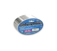 PRENDELUZ Cinta adhesiva de aluminio. Especial para altas temperaturas. (alumio 25 metros)