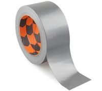 PRENDELUZ Cinta americana compacta 25m x 50mm plata, resistente y versátil para reparaciones, manualidades y sujeciones.