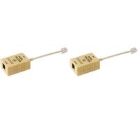 PRENDELUZ Filtro ADSL de alta velocidad, compatible con modems, reduce interferencias y mejora la conexión a internet para uso doméstico y empresarial. (Paquete de 2)