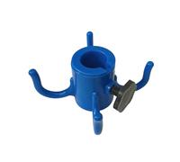 PRENDELUZ Gancho Colgador - Gancho Robusto para sombrilla, Compatible con Tubos de 22 a 32 mm, Material Resistente, Ideal para Uso en Playa.