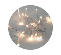 PRENDELUZ Guirnalda - luces de cadena tipo led, longitud de 0,9 m, color plata, protección IP20, ideal para decoración interior.