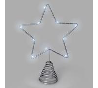 PRENDELUZ Guirnalda - luces decorativas con 10 leds en frío, uso interior, protección IP20, alimentadas por 2 baterías AA.