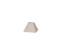 PRENDELUZ Pantalla de lámpara E27 de lino beige, dimensiones 15x8x11 cm, ideal para decoración y mejoras de iluminación en interiores.