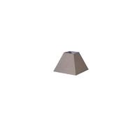 PRENDELUZ Pantalla de lámpara E27, lino gris, dimensiones 15x8x11 cm, ideal para decoraciones modernas y brindar luz suave en espacios.