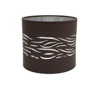 PRENDELUZ Pantalla de Sobremesa de 1 E14, color marrón/plata, dimensiones 17x17x15 cm, ideal para decorar y dar luz ambiental a espacios reducidos.