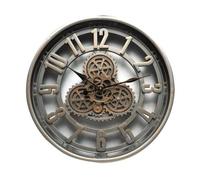 PRENDELUZ Reloj de Pared 50x50x7 cm con Engranajes en Movimiento, Ideal para Decorar y Dar un Toque Moderno a Cualquier Espacio.