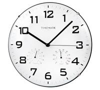 PRENDELUZ Reloj de Pared Digital - Muestra la Hora y la Temperatura. Diseño Moderno y fácil de Leer, con luz LED y Funciones de Alarma y Temporizador.