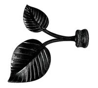 PRENDELUZ Terminal forja - Juego de 2 Piezas, diámetro de 20 mm, Acabado Negro, Ideal para Conexiones seguras en estructuras metálicas.