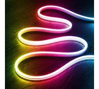 PRENDELUZ Tira Flexible Led Neon RGB, longitud 5m 1750Lm 35W en total - corte metro a metro - ideal para decoración, anuncios y diseños (RGB, 5m)