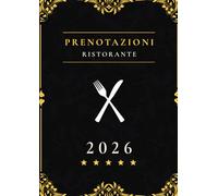 Prenotazioni Ristorante 2026: Grande formato A4 | 365 giorni | 1 pagine per giorno | XXL