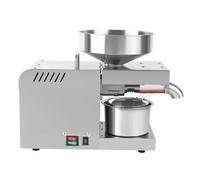 Prensa Automática De Aceite Linaza For El Hogar, 610 W, Acero Inoxidable, Control Temperatura, For Almendras, Colza Y Aceitunas Aprovecha Al Máximo El Aceite Forma Eficaz