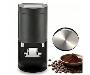 Prensa automática para café molido Prensador eléctrico de café de 58 mm Prensador automático Máquina de espresso Fácil de limpiar(Black,Plainweave)