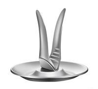 Prensa cascanueces con mecanismo de palanca para facilitar el agrietamiento de nueces pecanas, nueces y almendras, incluye bandeja integrada para colección de conchas en la cocina