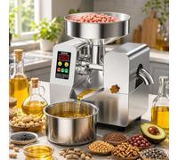 Prensa De Aceite Automática 1100w En Caliente Para Hogar Y Negocio