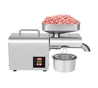 Prensa de aceite automática de 610 W, expulsor de aceite manual 3-6 kg/h, máquina de extracción de aceite caliente/frío, semillas de lino, cacahuete, sésamo, aceite de oliva
