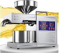 Prensa De Aceite De Acero Inoxidable, Extractor De Aceite Eléctrico Con Prensado En Frío/Caliente, Control Inteligente De Temperatura, Para Nueces, Semillas, Cacahuete Y Sésamo