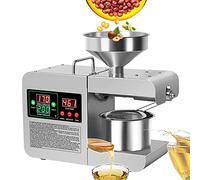Prensa de aceite de cocina, extractor de aceite eléctrico automático, expulsor de aceite orgánico para uso comercial: aguacate, coco, lino, cacahuete, cáñamo y sésamo.