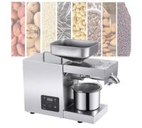 Prensa de aceite, extractor de aceite multifuncional de acero inoxidable totalmente automático