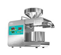 Prensa de aceite Mahchine Extracción de expulsores Acero inoxidable Ajuste termostático en caliente frío Sésamo Sésamo linazo Nogal Girasol Home Commercial (T1S (ajustable))