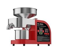 Prensa De Aceite Profesional 2 En 1 Acero Inoxidable 304 For Uso Doméstico, Comercial, For Almendras, Girasoles Y Aceitunas Aprovecha Al Máximo El Aceite Forma Eficaz