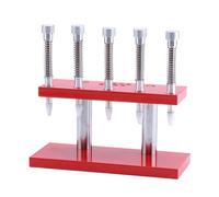 Prensa de acero con diseños ergonómicos de 5 agujeros que garantizan operaciones antideslizantes en la reparación de relojes. Herramienta de prensatelas de mano