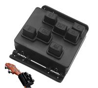 Prensa de acordes de guitarra - Diseño de clip, siete ajustes de acorde, carcasa de silicona ABS, formato compacto y ligero | Actuación Ejercicio Acústica Guitarra E Accesorios de Ayuda