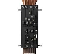 Prensa de acordes de guitarra - Máquina de entrenamiento de acordes de guitarra de 6,1 pulgadas | Ayuda a practicar el canto de guitarra popular para principiantes | Prensa automática de un acorde