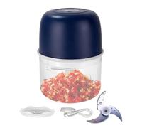Prensa de ajo eléctrica,Mezclador picador recargable | Procesador de cocina portátil automático multifuncional para cebolla, jengibre y comida para bebés