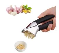 Prensa de ajo para cocina,Prensa de ajo,Triturador de ajo,Picadora de ajo,Prensa de ajo metal,garlic press,prensa de ajo de alta resistencia,Prensa de ajo fácil de limpiar,Exprimidor de ajo