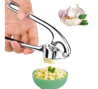 Prensa de Ajos Premium, picadora de ajo, trituradora de jengibre, Aplasta Ajo y Jengibre sin Esfuerzo (y sin Pelar), triturador de ajo, fácil de limpiar y duradero