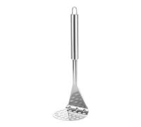 Prensa de barro, triturador de patatas de acero inoxidable, herramienta antideslizante para aguacate y verduras, limpieza conveniente, funcionamiento sin esfuerzo, 26,3 cm, para puré de alimentos y